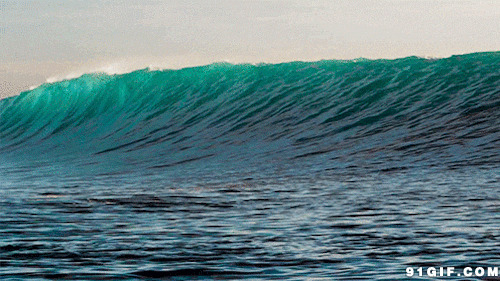 滔天汹涌巨浪动态图片:巨浪,汹涌,海浪