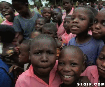 非洲贫困儿童动态图:儿童