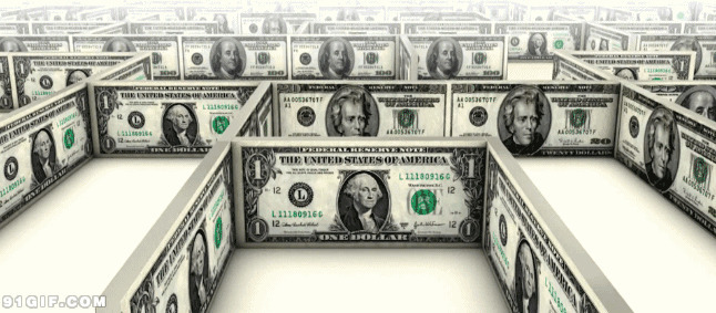 变幻的美元迷宫图片:美元,梦幻