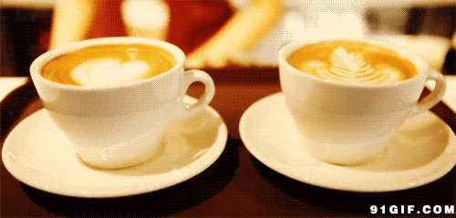 一杯爱心满满的咖啡图片:咖啡,爱心