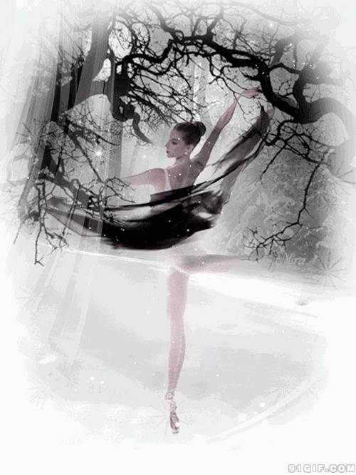 冰雪芭蕾图片:梦幻,芭蕾舞