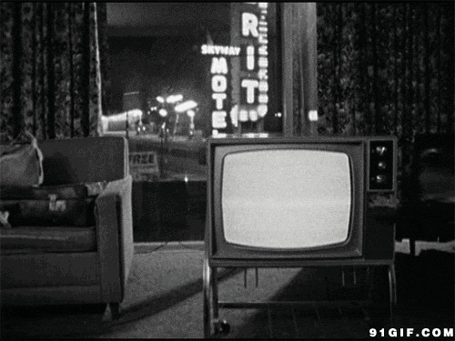 黑白电视机信号干扰图片:黑白,电视