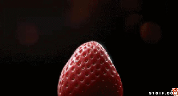 红色草莓浇巧克力图片