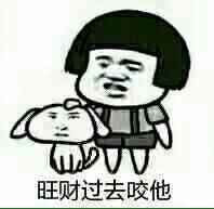旺财咬他去吧表情图片