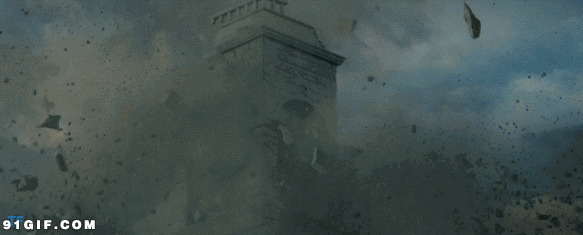 飞弹击中城堡图片:战争