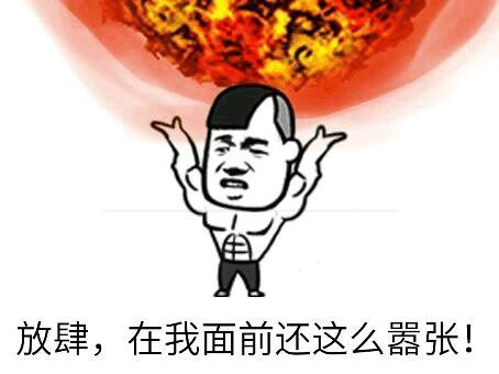 放肆在我面前你还那么嚣张表情图片