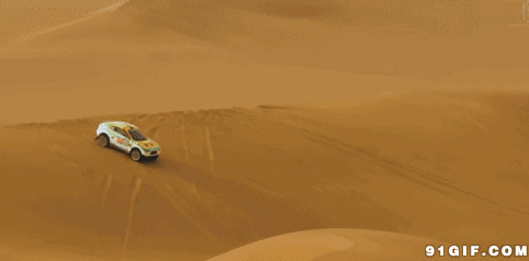 越野车纵横沙漠图片