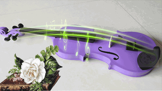 悠扬小提琴音符动画图片:音乐,音符