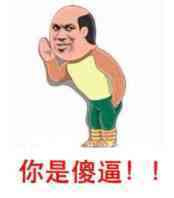 你是傻逼！！表情图片