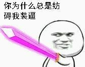 你为什么总是妨碍我装逼表情图片