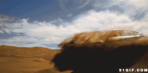 汽车在沙漠狂奔图片:沙漠,汽车