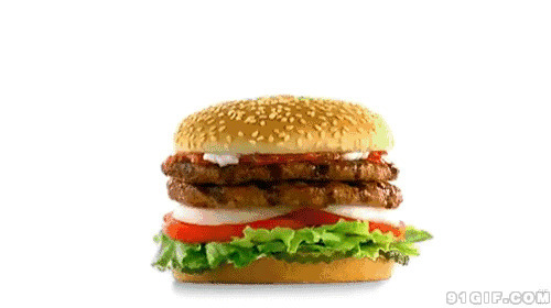跳动的多层美味汉堡图片:汉堡,美食