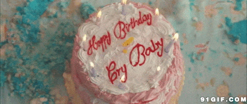 烛光生日蛋糕动态图:生日,蛋糕,生日蛋糕