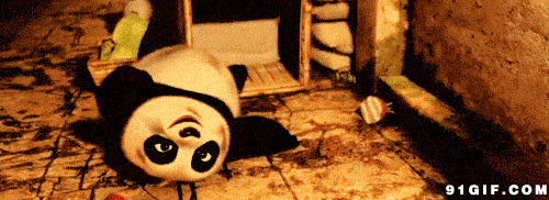 小熊猫滚地撒泼逗乐动态图:熊猫,搞怪
