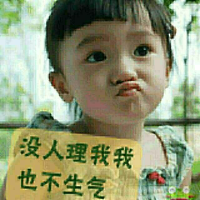 没人理我也不生气表情图片