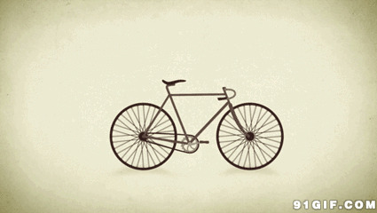 自行车各种形态变幻动态图