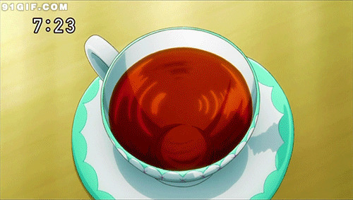 往杯子倒茶卡通gif图片:倒茶,茶杯