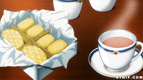 卡通版美食动态图:奶茶,饼干,美食