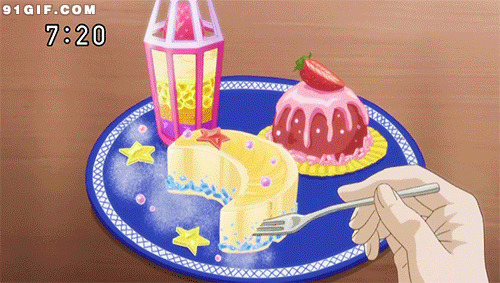 可爱卡通小蛋糕图片:蛋糕,卡通美食