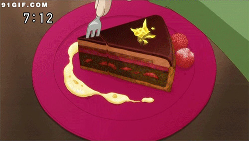 卡通蛋糕动态图:蛋糕,卡通美食