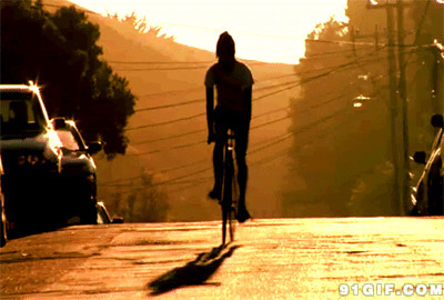 骑自行车gif动画:骑车,自行车