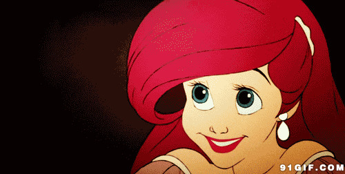 害羞的女孩卡通图片:害羞,女孩,红发