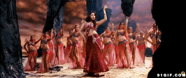 印度舞背景动态图:舞蹈,印度舞