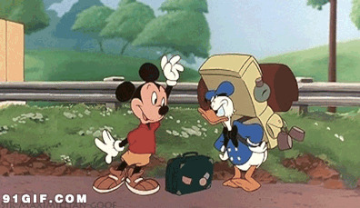 唐老鸭卡通图片:米老鼠,唐老鸭,米奇