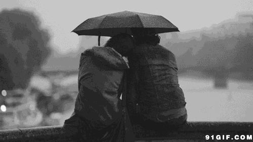 雨中浪漫图片