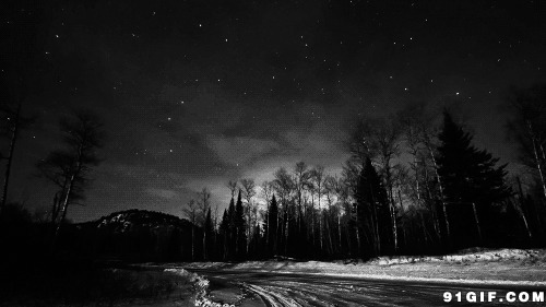 黑夜星空动态图片:黑夜,星空