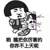 吆，瞧把你能的， 你咋不上天啊表情图片