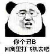 你个丑逼回窝里打飞机去吧表情图片