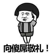 像傻吊敬礼恶搞表情图片