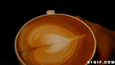 咖啡拉花爱心图片:爱心,咖啡