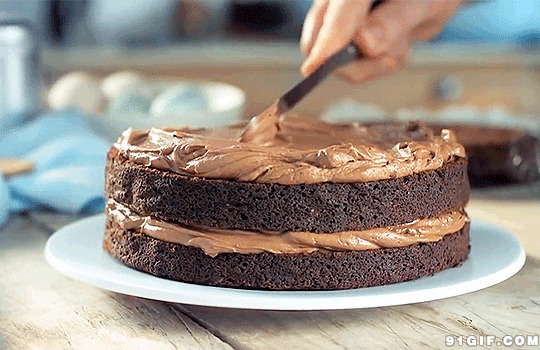 双层巧克力蛋糕图片