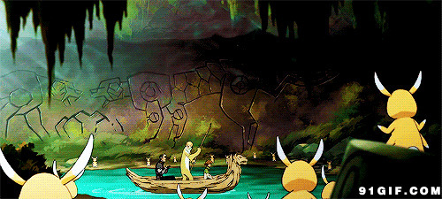 划船动画图片:划船,开船