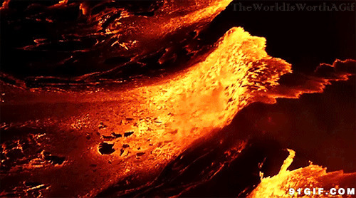 火山熔岩图片:火山,燃烧