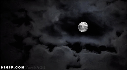月黑风高图片:月亮,黑暗