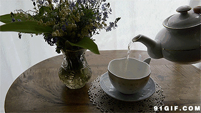喝杯热茶图片:热茶,喝茶