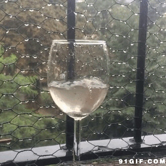 玻璃杯装水图片:玻璃杯,杯子,雨水