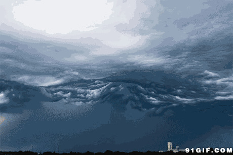 云层翻滚动态图:云层,云海