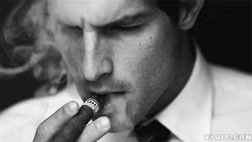 欧美帅哥抽烟图片:酷哥,抽烟,雪茄,帅气