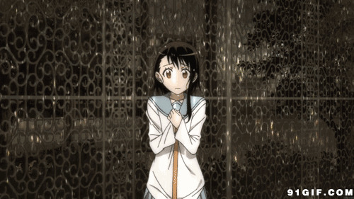日本动漫小女孩图片:小女孩,下雨,孤独