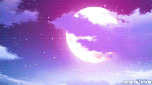 云遮月图片:月亮,云朵,动漫,圆月