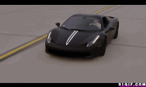 超酷跑车动态图片:跑车,超酷,黑色