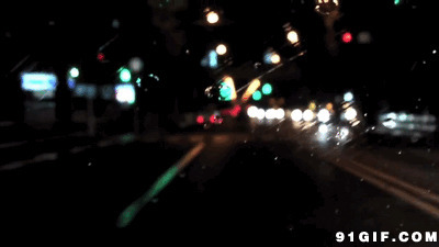 夜间行车动态图片:开车,行车,夜晚