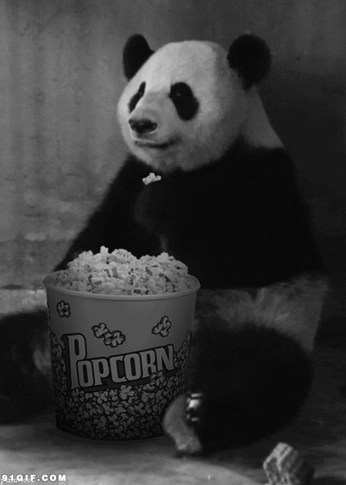 大熊猫吃东西图片:熊猫,吃东西,爆米花