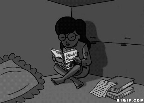 安静看书卡通图片:看书,躲避,箱子,安静
