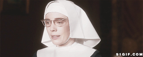 教堂修女动态图片:修女