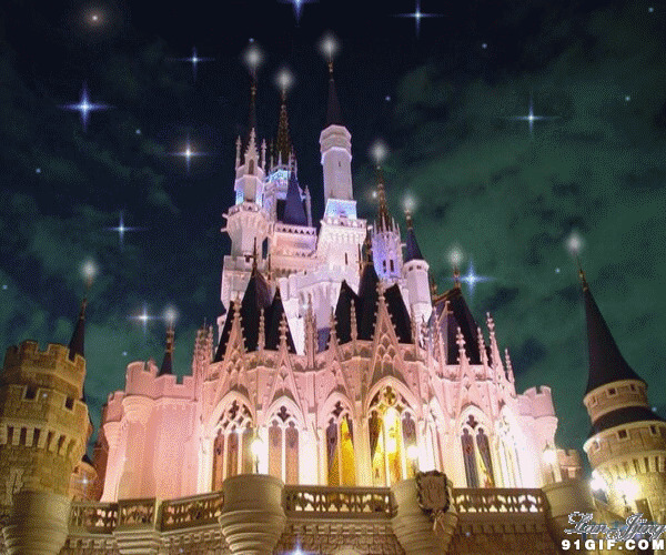 梦幻城堡gif图片:城堡